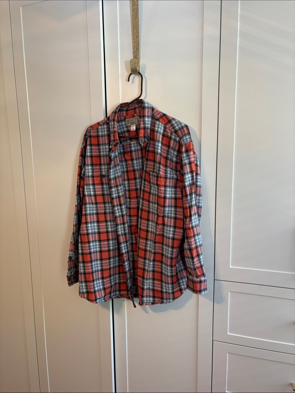 Duluth Trading Company Cotton Flannel button down shirt